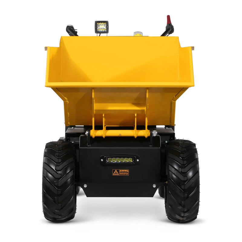 1100 lb 1000W DC Motor 48V Battery Powered Hydraulic Tipping Dump Cart; Model: EH50