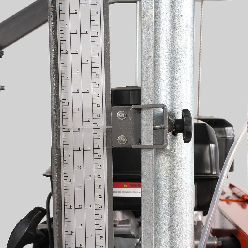 18" Portable Sawmill, 212cc 7HP Gasoline Engine, 16" Board Width, 7' Log Length, 10' Track Bed